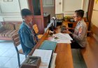 Aipda Joko Berikan Pelayanan Prima kepada Warga yang Mengurus Surat Kehilangan KTP
