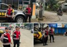Pam Pagi Polsek Kare di Simpang Tiga Randualas