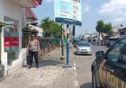 Personil Patroli Polsek Dagangan Aktif Sambangi ATM Bank Jatim Unit Dagangan Antisipasi 3C