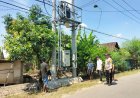 Antisipasi Pencurian Aset Pln, Bhabinkamtibmas Desa Klumutan Polsek Saradan Cek Gardu Pln