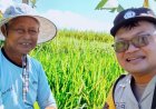 Aipda Propal Sambangi Petani di Sawah Dukung Ketahanan Pangan