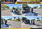Tingkatkan Keamanan Akhir Pekan, Polsek Balerejo Gelar Patroli "Strong Point" di Jalan Raya Madiun-Caruban