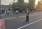 Antisipasi Kemacetan dan Laka Lantas, Polsek Balerejo Gelar Pam Penampilan Pagi di Sejumlah Titik Rawan