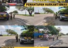 Antisipasi Kriminalitas dan Kecelakaan, Polsek Balerejo Gelar Patroli Strong Point di Jalur Madiun-Surabaya