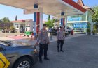 Patroli Humanis Polsek Mejayan Perkuat Rasa Aman di Kawasan SPBU Mejayan