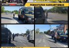 Antisipasi Kriminalitas dan Kecelakaan, Polsek Balerejo Gelar Patroli Strong Point di Jalur Utama Madiun-Surabaya
