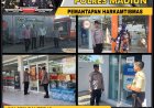 Jaga Kondusifitas Wilayah, Polsek Balerejo Gencarkan Patroli Obyek Vital