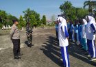 Perkuat Kedisiplinan Pelajar, BHABINKAMTIBMAS POLSEK Balerejo Pimpin Seleksi Paskibra Kecamatan Balerejo