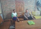 Pererat Silaturahmi, Bhabinkamtibmas Desa Kedungrejo Sambangi Warga dan Sampaikan Pesan Kamtibmas