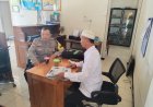 Bhabinkamtibmas Desa Warurejo Sambangi Warga, Sampaikan Imbauan Kamtibmas dan Keselamatan Saat Musim Panen