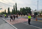 Cegah Kemacetan dan Laka Lantas, Polsek Balerejo Terjunkan Personel dalam Giat Penampilan Pagi