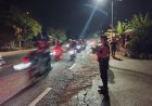 Antisipasi Gangguan Kamtibmas, Personel Polsek Balerejo Gelar Apel Pengamanan Jelang Pengesahan Warga Baru IKS PI Kera Sakti