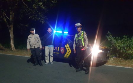Polsek Mejayan Tingkatkan Patroli Malam untuk Cegah Gangguan Kamtibmas