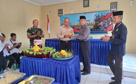 Memperingati Hari Bhayangkara Ke 80, Polsek Saradan Gelar Tasyakuran