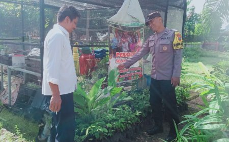 Sentuhan Pendampingan Bhabinkamtibmas Bangkitkan Potensi Lahan Warga