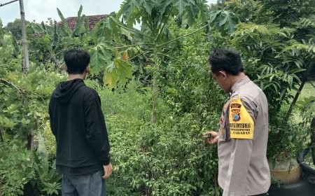 Wujudkan Swasembada Pangan, Bhabinkamtibmas Polsek Saradan Berikan Edukasi Dan Apresiasi Kepada Warga Binaan