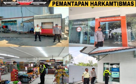 Antisipasi Gangguan Kamtibmas, Polsek Balerejo Gencarkan Patroli Objek Vital di Hari Minggu