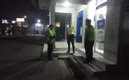 Aiptu Supriyanto Patroli Objek Vital BRI Nglames
