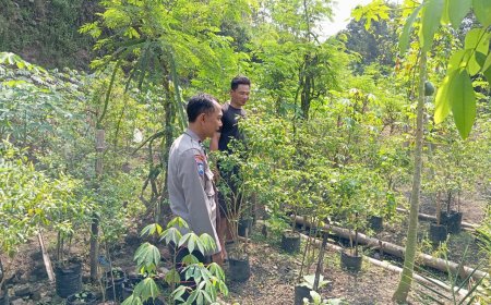 Bhabinkamtibmas Hadir Bangun Semangat Warga Kelola Lahan Produktif