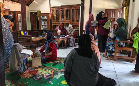 Aiptu Suwardi Monitoring Giat Posyandu ILP Di Desa Binaan