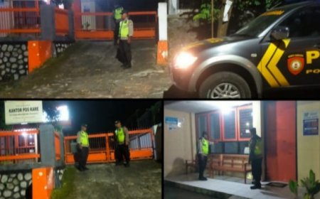 14.02 Polsek Kare Sambangi Kantor Pos Unit Kare