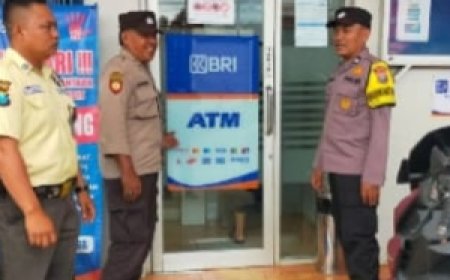 Sambangi ATM BRI, KSPKT Polsek Kare Titip Pesan Kamtibmas Kepada Satpam BRI