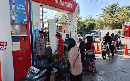 Antisipasi Kelangkaan, Polsek Wungu Lakukan Monitoring Stok BBM di SPBU Mojopurno