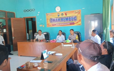Rapat Bersih Desa Kebonagung Satukan Semangat Pelestarian Budaya Lokal