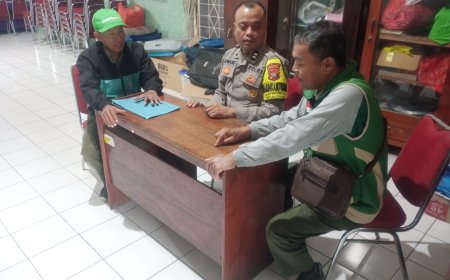 Perkuat Kamtibmas, Bhabinkamtibmas Desa Balerejo Gelar Sambang dan Koordinasi dengan Perangkat Desa
