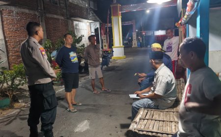 Bhabinkamtibmas Krajan Ajak Warga Jadikan Satkamling Garda Terdepan Kamtibmas