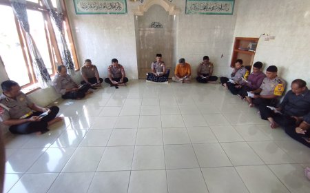 Mengawali Tugas dengan Iman, Polsek Mejayan Gelar Binrohtal Kamis Pagi