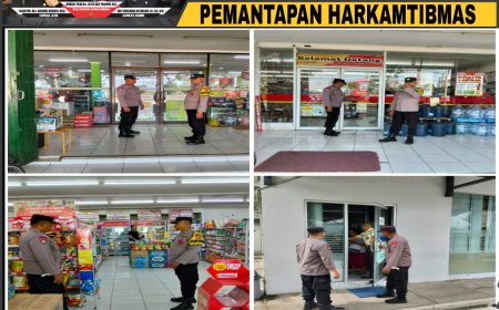 Cegah Kriminalitas dan 3C, Polsek Balerejo Gencarkan Patroli Obyek Vital
