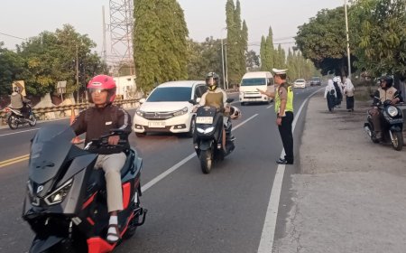 Gelar Personel di Sejumlah Titik Rawan, Polsek Balerejo Laksanakan Pengamanan 'Commander Wish' Pagi