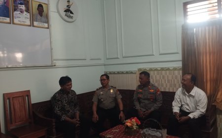 Perkuat Sinergitas, Kapolsek Wungu Gelar Silaturahmi dengan Para Kepala Desa