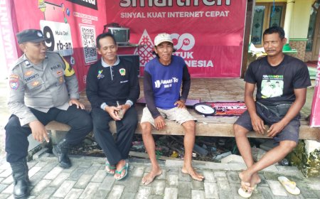 Dukung Ketahanan Pangan Nasional, Bhabinkamtibmas Desa Warurejo Ajak Warga Manfaatkan Lahan Pekarangan