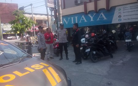 Sambangi Toko Emas, Polsek Mejayan Tingkatkan Upaya Pencegahan Kriminalitas