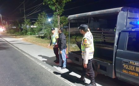 Patroli Malam Polsek Mejayan Ciptakan Situasi Kondusif di Jalur Caruban–Ngawi
