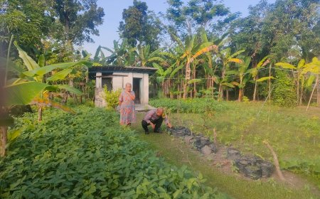 Bhabinkamtibmas Desa Kedungrejo Sambangi Warga, Dukung Program Ketahanan Pangan dan Sampaikan Imbauan Kamtibmas