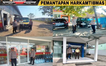 Antisipasi Gangguan Kamtibmas dan 3C, Polsek Balerejo Intensifkan Patroli Obyek Vital