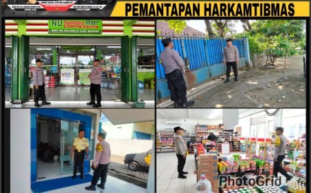 Antisipasi Kriminalitas, Polsek Balerejo Gelar Patroli Rutin di Sejumlah Objek Vital