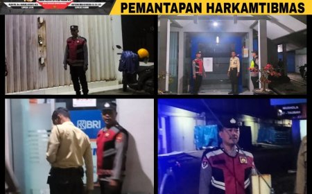 Antisipasi Kriminalitas, Polsek Balerejo Intensifkan Patroli Malam di Sejumlah Obyek Vital