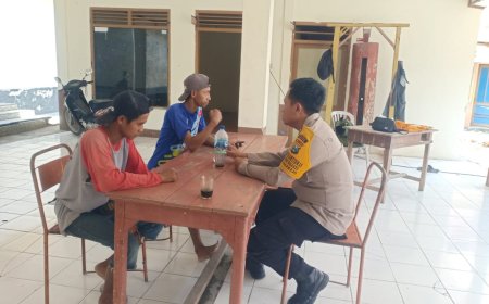 Sapa Warga Desa Kedungjati, Bhabinkamtibmas Desa Kedungjati Ajak Masyarakat Jaga Kamtibmas dan Dukung Ketahanan Pangan
