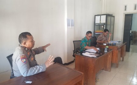 Jaga Kondusivitas Desa, Bhabinkamtibmas Warurejo Gelar Sambang Tokoh dan Perangkat Desa