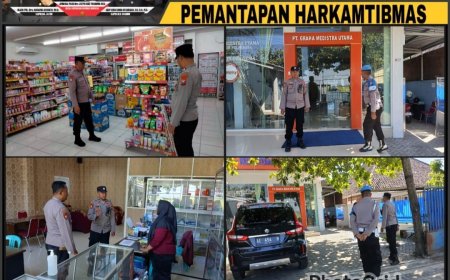 Polsek Balerejo Giatkan Patroli Obyek Vital Jaga Kondusivitas Wilayah