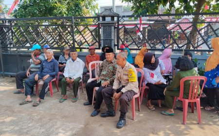 Sambangi Ketua RT di Bulakrejo, Bhabinkamtibmas Polsek Balerejo Dorong Pemberdayaan Linmas demi Keamanan Desa