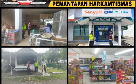 Cegah Gangguan Kamtibmas, Polsek Balerejo Gelar Patroli Kewilayahan Sasar Obyek Vital