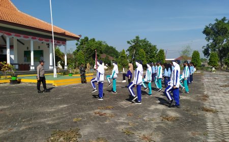 Bhabinkamtibmas Polsek Balerejo Ikuti Seleksi Paskibraka Kecamatan Balerejo Tahun 2026