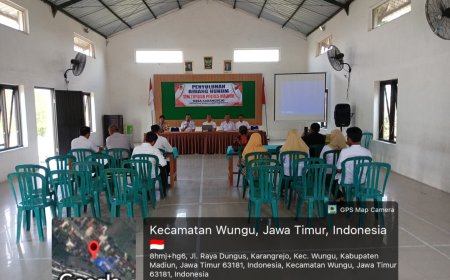 Bhabinkamtibmas Polsek Wungu Hadiri Penyuluhan Hukum Tipikor untuk Perkuat Tata Kelola Dana Desa