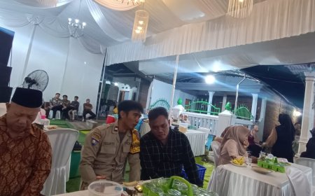 Bhabinkamtibmas Polsek Wungu Laksanakan Pengamanan Hajatan Warga di Desa Karangrejo