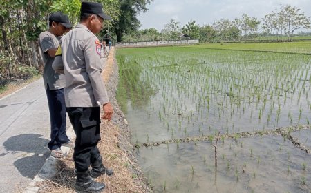 Perkuat Kamtibmas dan Ketahanan Pangan, Bhabinkamtibmas Babadan Lor Sambangi Warga